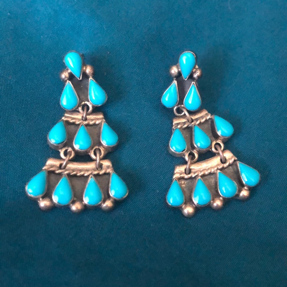 Turquoise earrings